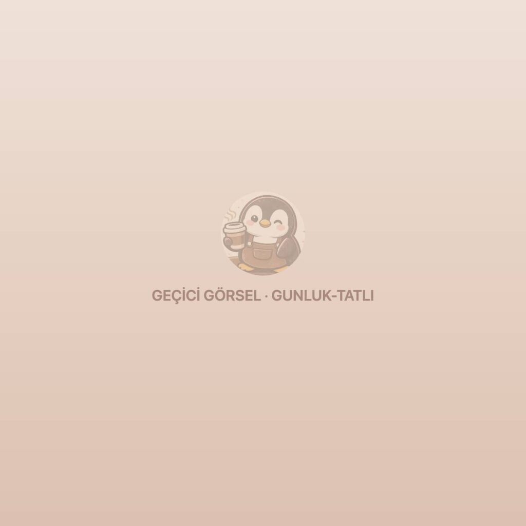 Günlük taze tatlılar